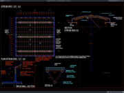 detail tangga ganda atrium