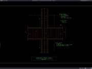 Download Gambar Detail Tulangan Sambungan Kolom dan Pelat Lantai DWG AutoCAD detail tulangan sambungan kolom dan pelat lantai
