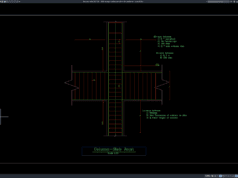 Download Gambar Detail Tulangan Sambungan Kolom dan Pelat Lantai DWG AutoCAD detail tulangan sambungan kolom dan pelat lantai
