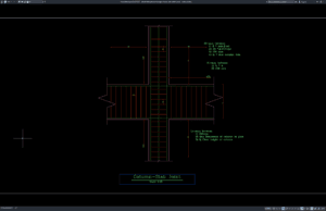 detail tulangan sambungan kolom dan pelat lantai