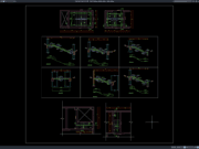 Download Gambar Detail Tulangan Tangga Beton DWG AutoCAD detail tulangan tangga beton