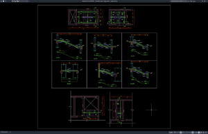 detail tulangan tangga beton