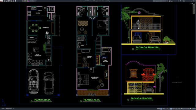 2 story villa floor plan and elevation 2 story villa floor plan and elevation