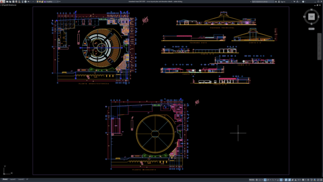 circus layout plan and elevation details circus layout plan and elevation details