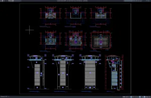 Download Gambar Denah dan Tampak Menara Kontrol Bandara DWG AutoCAD denah dan tampak menara kontrol bandara