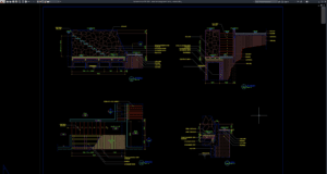 detail dek tangga (deck stairs)