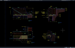Download Gambar Detail Dek Tangga (Deck Stairs) DWG AutoCAD detail dek tangga (deck stairs)