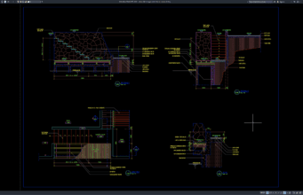 detail dek tangga (deck stairs)