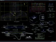 Download Detail Denah, Profil, dan Potongan Saluran Air Beton DWG AutoCAD detail denah, profil, dan potongan saluran air beton