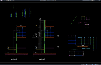 Download Gambar Detail Elemen Scaffolding DWG AutoCAD detail elemen scaffolding