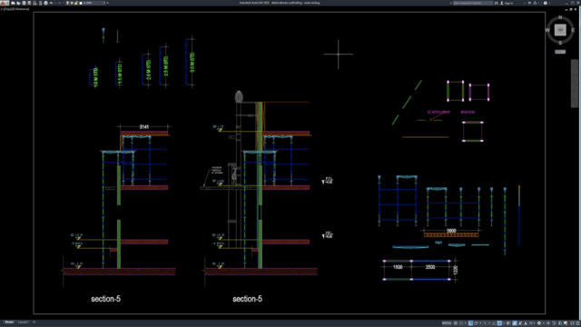 detail elemen scaffolding