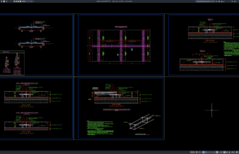 Download Gambar Detail Jalan Cor Beton DWG AutoCAD detail jalan cor beton