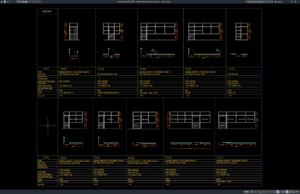 Download Detail Kusen Aluminium Bagian 4 DWG AutoCAD detail kusen aluminium bagian 4