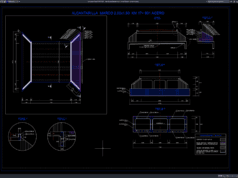 Download Gambar Detail Penulangan Box Culvert Beton DWG AutoCAD detail penulangan box culvert beton