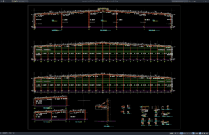 Download Detail Tampak Rangka Baja TAM DWG AutoCAD detail tampak rangka baja tam