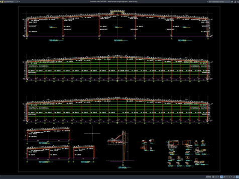 Detail Rangka Rafter Download Detail Rangka Spandek (Rafter) Baja Ringan DWG AutoCAD - Asdar Id