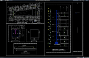 Download Passenger Hoist Lift Details DWG AutoCAD passenger hoist lift details
