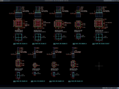 Download Steel Column Base Plate Details DWG AutoCAD steel column base plate details
