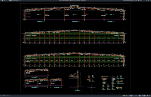 Download TAM Steel Frame Elevation Details DWG AutoCAD tam steel frame elevation details
