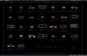 block mobil pick up dan van