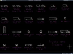 block truk dan trailer