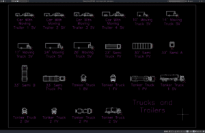 block truk dan trailer