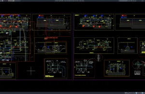 Download Clean Water Tank and Fire Water Tank Details DWG AutoCAD clean water tank and fire water tank details