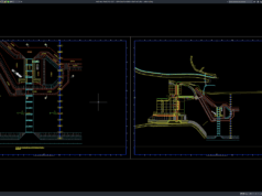 Download Cofferdam Foundation Trash Rack Plan DWG AutoCAD cofferdam foundation trash rack plan