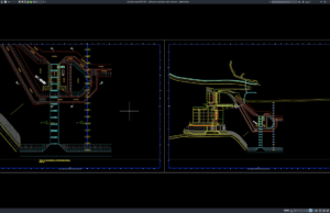 Download Cofferdam Foundation Trash Rack Plan DWG AutoCAD cofferdam foundation trash rack plan