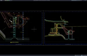 Download Cofferdam Foundation Trash Rack Plan DWG AutoCAD cofferdam foundation trash rack plan