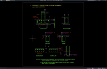 Download Concrete Protection for Reinforcement ACI 318M DWG AutoCAD concrete protection for reinforcement ACI 318M