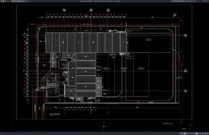 Download Detail Denah Atap Kawasan Pabrik Baja DWG AutoCAD detail denah atap kawasan pabrik baja