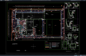 Download Detail Denah dan Potongan Sistem Drainase Kawasan DWG AutoCAD detail denah dan potongan sistem drainase kawasan