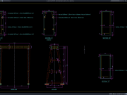 detail desain double girder box crane