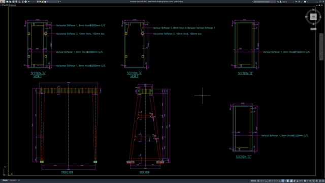 detail desain double girder box crane detail desain double girder box crane