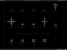 Download Detail Jalan Tol dan Blok Kota DWG AutoCAD detail jalan tol dan blok kota