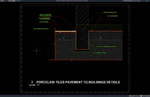 Download Detail Konstruksi Lantai Porselen dan Bangunan DWG AutoCAD detail konstruksi lantai porselen dan bangunan