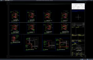Download Detail Kusen Pintu dan Batu Alam DWG AutoCAD detail kusen pintu dan batu alam
