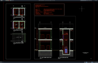 detail lift pusat perbelanjaan
