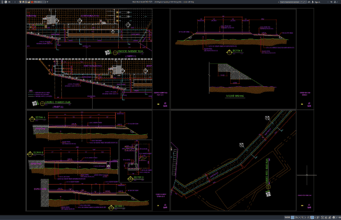 Download Detail Penampang Melintang Jalan DWG AutoCAD detail penampang melintang jalan