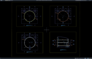 Download Detail Potongan Tangki Air Atas DWG AutoCAD detail potongan tangki air atas
