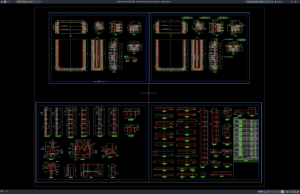 Download Detail Potongan Trash Rack Intake DWG AutoCAD detail potongan trash rack intake