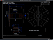 Download Detail Pulley Baja dengan Sleeve DWG AutoCAD detail pulley baja dengan sleeve