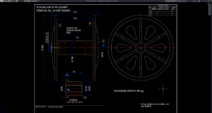 detail pulley baja dengan sleeve