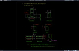 Download Detail Selimut Beton Tulangan Sesuai ACI 318M DWG AutoCAD detail selimut beton tulangan sesuai ACI 318M