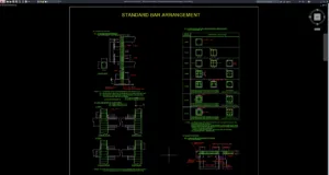 detail susunan standar tulangan kolom dan pondasi telapak