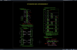 Download Detail Susunan Standar Tulangan Kolom dan Pondasi Telapak DWG AutoCAD detail susunan standar tulangan kolom dan pondasi telapak