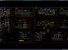 Download Detail Tangki Air Bersih dan Tangki Pemadam Kebakaran DWG AutoCAD detail tangki air bersih dan tangki pemadam kebakaran