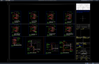 Download Door Jambs and Stone Fixing Details DWG AutoCAD door jambs and stone fixing details