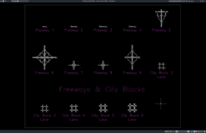 Download Freeways and City Blocks DWG AutoCAD freeways and city blocks